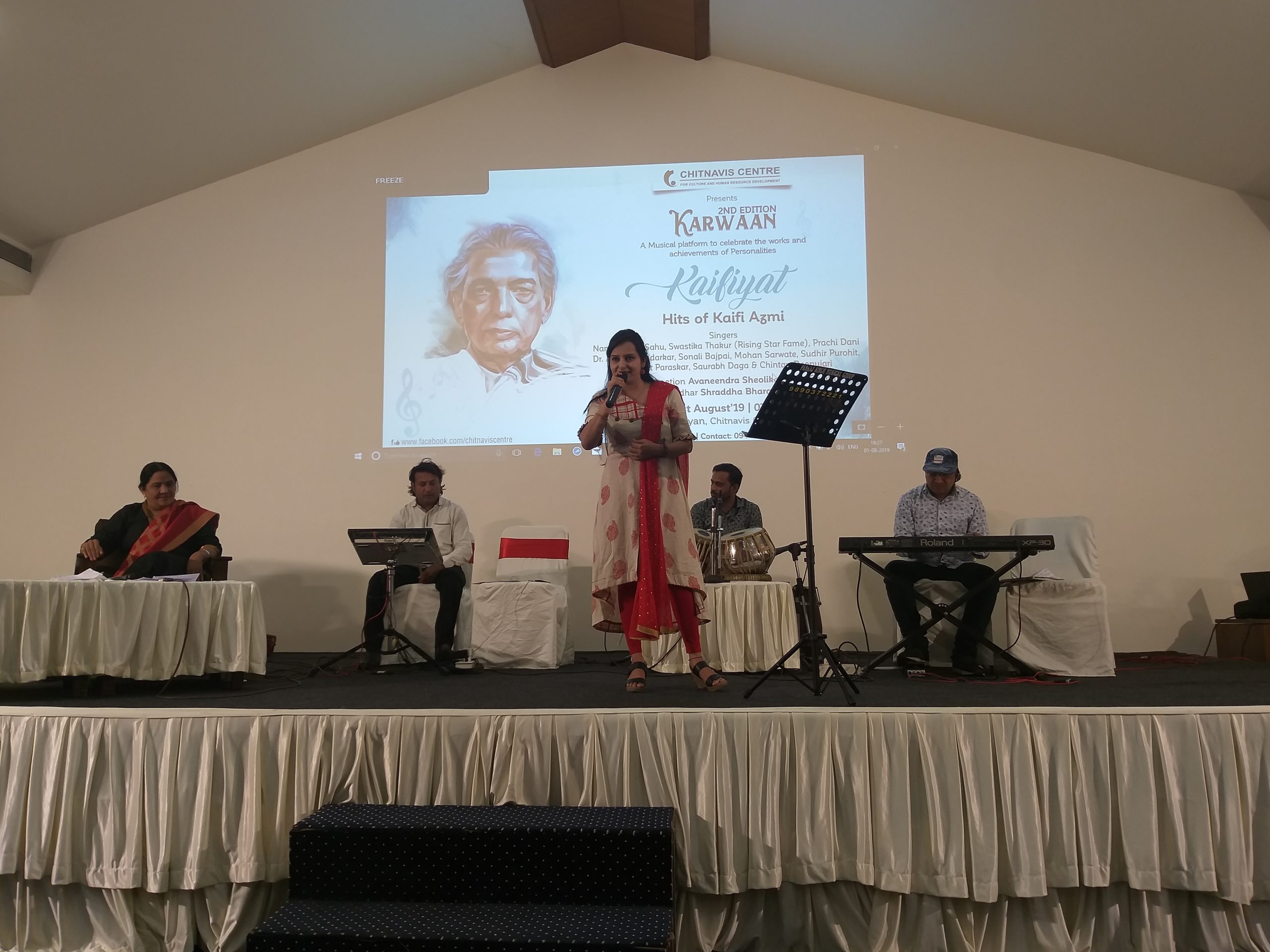 Rising Star Fame Swastika Thakur during light musical - Kaarwaan